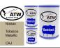 Preview: Nissan, Tobacco Metallic, CAJ: 500ml Lackdose + 500ml Klarlack + 250ml Härter - Set, von ATW Autoteile West.